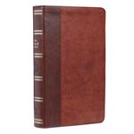 KJV Giant Print Lux-Leather 2-Tone Brown