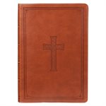 KJV Super Giant Print Lux-Leather Tan