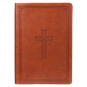 KJV Super Giant Print Lux-Leather Tan