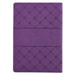 KJV Super Giant-Print Bible--imitation leather, purple