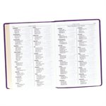 KJV Super Giant-Print Bible--imitation leather, purple
