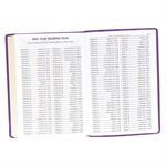 KJV Super Giant-Print Bible--imitation leather, purple
