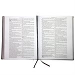 King James Version Holy Bible, Family Bible (Brown Faux Leather, w / Ribbon Markers)