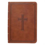 KJV Compact Large Print Lux-Leather Tan