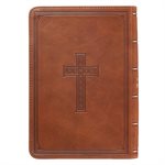 KJV Compact Large Print Lux-Leather Tan