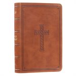 KJV Compact Large Print Lux-Leather Tan