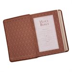 KJV Compact Large Print Lux-Leather Tan