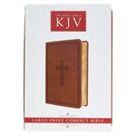 KJV Compact Large Print Lux-Leather Tan