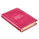 KJV Gift Edition Bible--imitation leather, pink