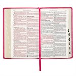 KJV Gift Edition Bible--imitation leather, pink
