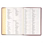KJV Large-Print Bible--imitation leather, burgundy