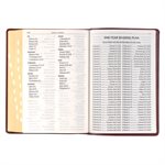 KJV Large-Print Bible--imitation leather, burgundy