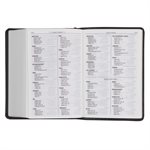 KJV Large-Print Compact Bible--imitation leather, black