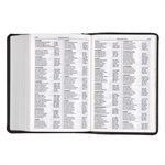 KJV Large-Print Compact Bible--imitation leather, black