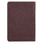 KJV Large-Print Compact--imitation leather, brown
