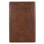 KJV Giant-Print Bible - Imitation leather, brown