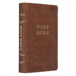 KJV Giant-Print Bible - Imitation leather, brown