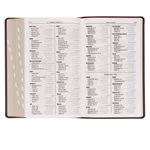 KJV Giant-Print Bible - Imitation leather, brown