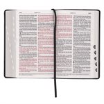 KJV Giant-Print Bible - Imitation Leather, Black / Dark Gray