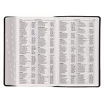 KJV Giant-Print Bible - Imitation Leather, Black / Dark Gray