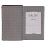 KJV Giant-Print Bible - Imitation Leather, Black / Dark Gray