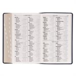 KJV Giant-Print Bible--imitation leather, dark blue