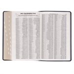 KJV Giant-Print Bible--imitation leather, dark blue