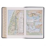 KJV Giant-Print Bible--imitation leather, dark blue