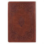 KJV Thinline Bible - Imitation leather, brown