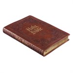 KJV Thinline Bible - Imitation leather, brown