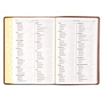 KJV Thinline Bible - Imitation leather, brown
