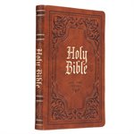 KJV Thinline Bible - Imitation leather, brown