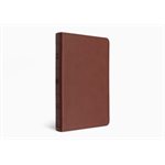 ESV Large Print Value Thinline Bible (TruTone, Chestnut), Leather, imitation, Brown