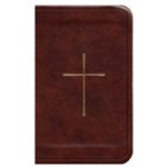 ESV Vest Pocket New Testament with Psalms and Proverbs (Soft leather-look, dark brown with cross design)