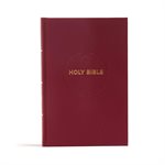 CSB Pew Bible, Garnet Hardcover