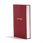 CSB Pew Bible, Garnet Hardcover