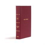 CSB Pew Bible, Garnet Hardcover