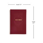 CSB Pew Bible, Garnet Hardcover
