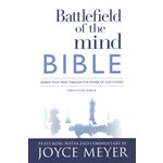 Battlefield of the Mind Bible: Renew Your Mind Through the Power of God's Word, Imitation Leather, pink