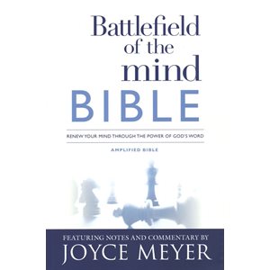 Battlefield of the Mind Bible: Renew Your Mind Through the Power of God's Word, Imitation Leather, pink