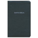 Biblia Compacta RVR 1960 Letra Grande, Piel Fab. Negra, Ind. (RVR 1960 Large-Print Compact Bible, Bon. Leather, Black, I.)
