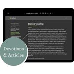NLT Giant-Print Personal-Size Bible, Filament Enabled Edition--soft leather-look, floral frame teal