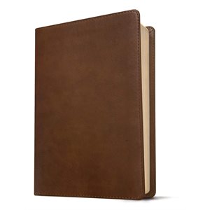 NLT Giant-Print Personal-Size Bible, Filament Enabled Edition--soft leather-look, rustic brown