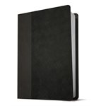 NLT Giant-Print Personal-Size Bible, Filament Enabled Edition - Soft leather-look, black / onyx
