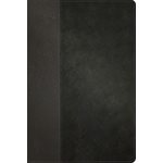 NLT Giant-Print Personal-Size Bible, Filament Enabled Edition - Soft leather-look, black / onyx