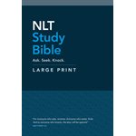 NLT Study Bible Large Print (Red Letter, Hardcover)