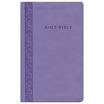 The Holy Bible: King James Version, Lilac Flexisoft, Leather, Thinline Reference Bible