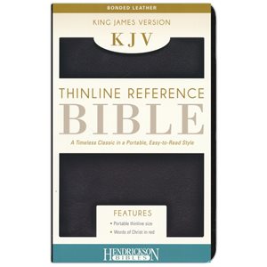 Holy Bible : King James Version, Black, Bonded Leather, Thinline Reference, End of Verse Reference Edition