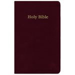KJV Thinline Reference Bible Bonded Leather, Burgundy