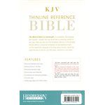 KJV Thinline Reference Bible Bonded Leather, Burgundy